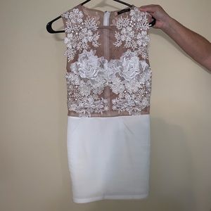 white lace cqbycq dress